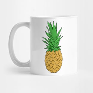 Pineapple hand drawn fruits summer Mug